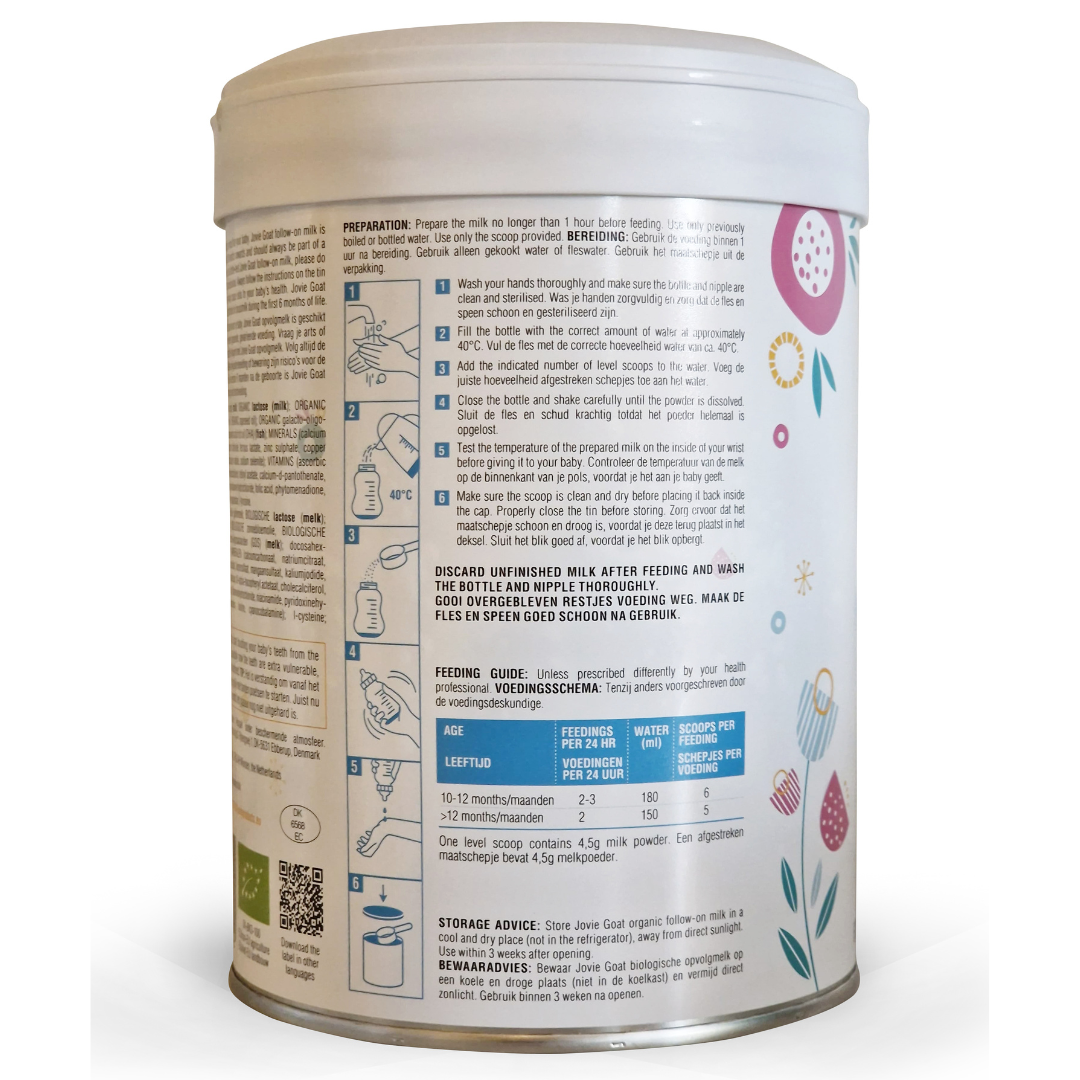 Jovie Organic Goat Milk Formula (Stage 3)