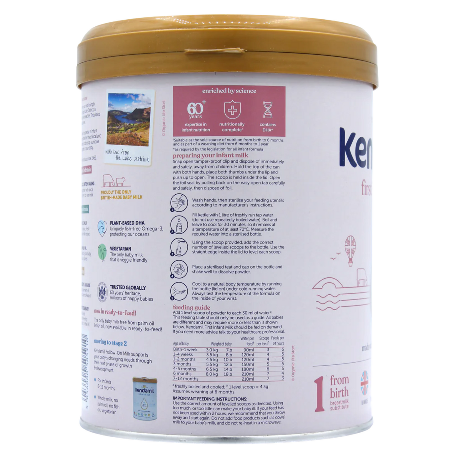 Leche infantil Kendamil Classic (Etapa 1)