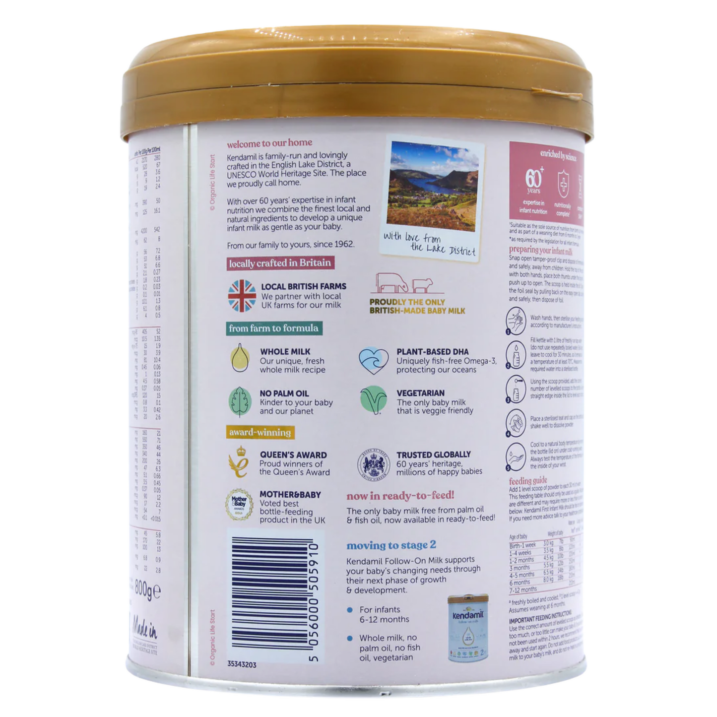 Leche infantil Kendamil Classic (Etapa 1)