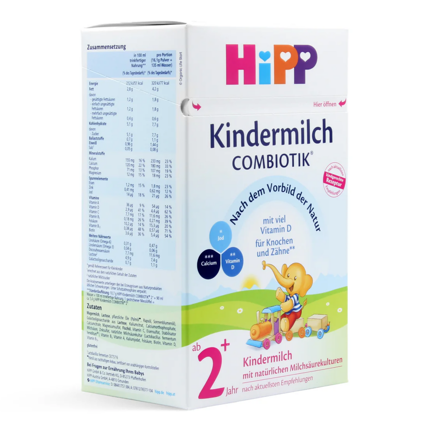 HiPP Kindermilch 2+ organic toddler formula with Combiotic prebiotics and probiotics – European baby formula