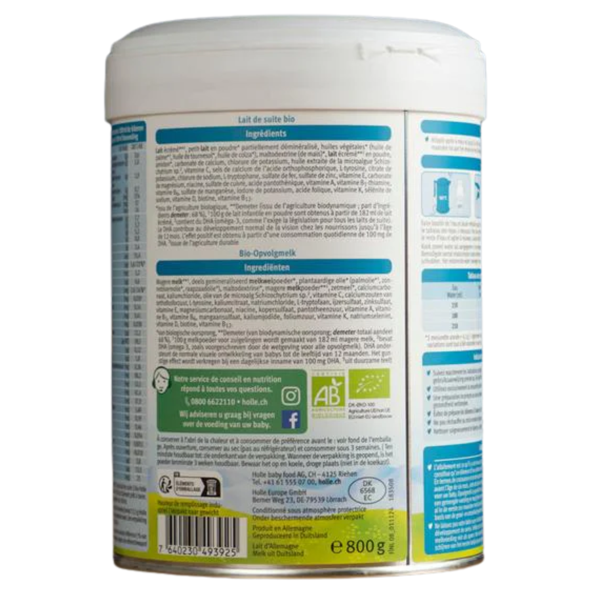 Holle Cow Dutch Organic Milk Formula (Stage 2)