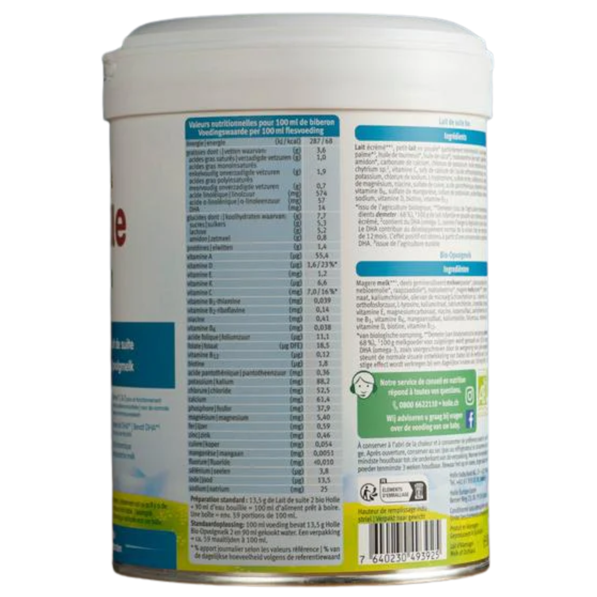 Holle Cow Dutch Organic Milk Formula (Stage 2)