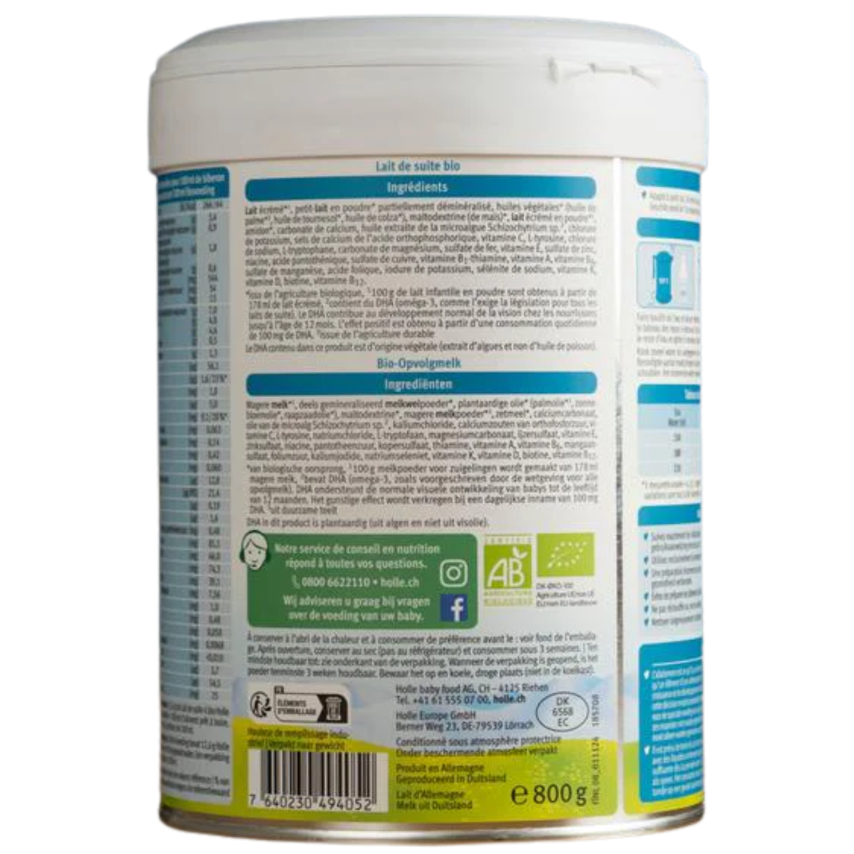 Holle Dutch Organic Growing-Up Milk (Stage 4)