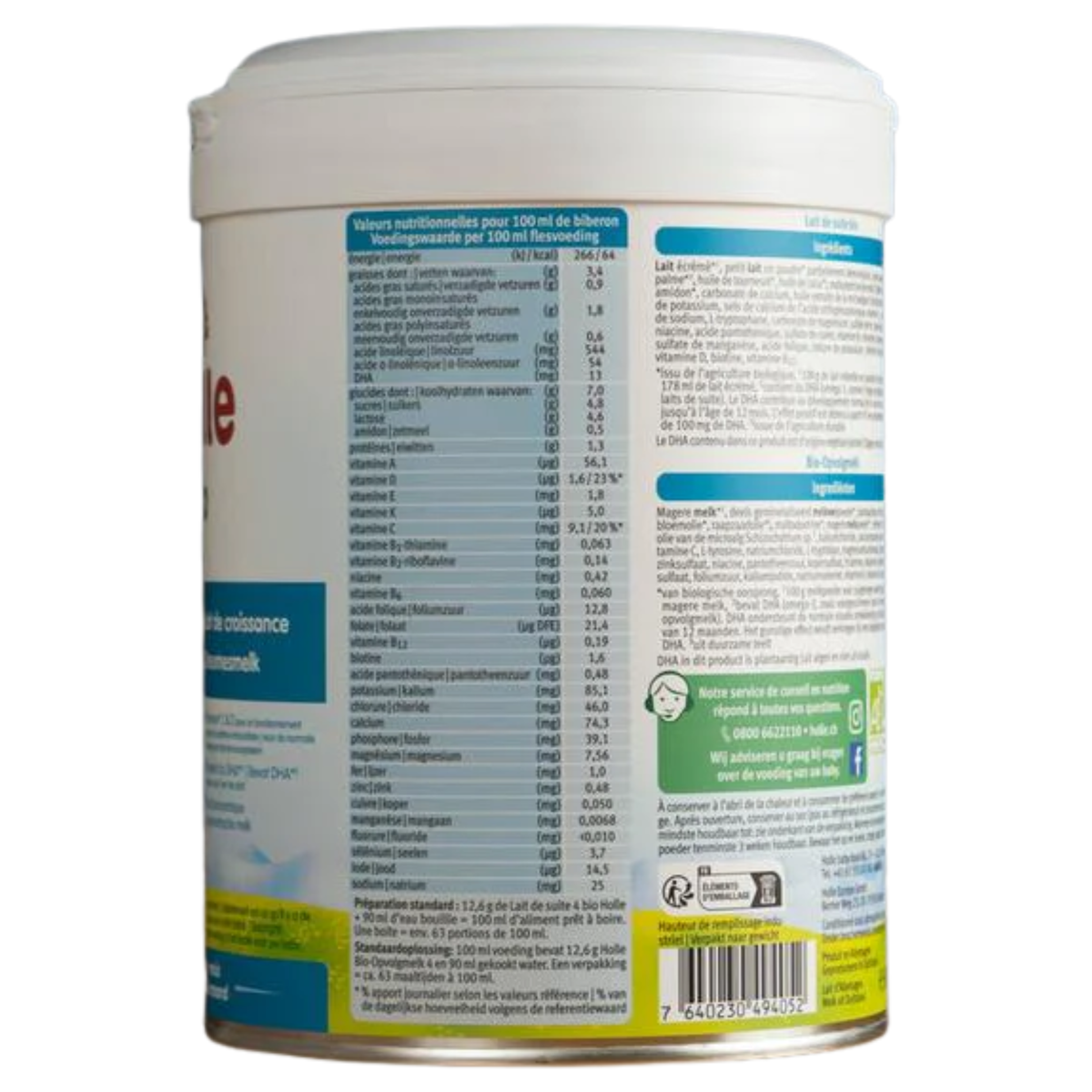 Holle Dutch Organic Growing-Up Milk (Stage 4)