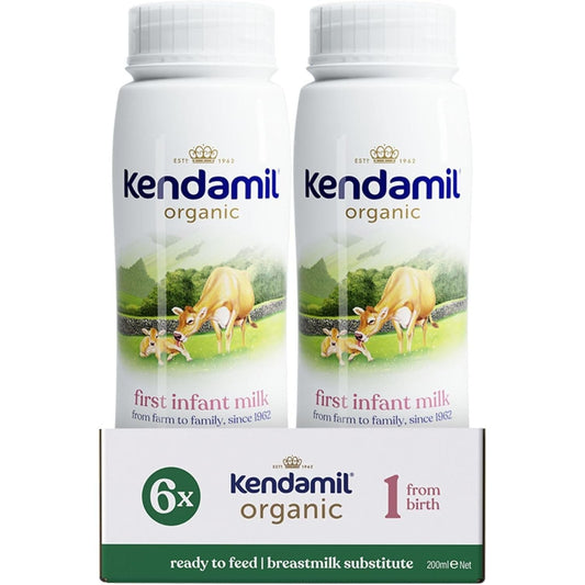 Kendamil Organic Infant Milk Ready to Feed (Stage 1) 200ml x 36 pack