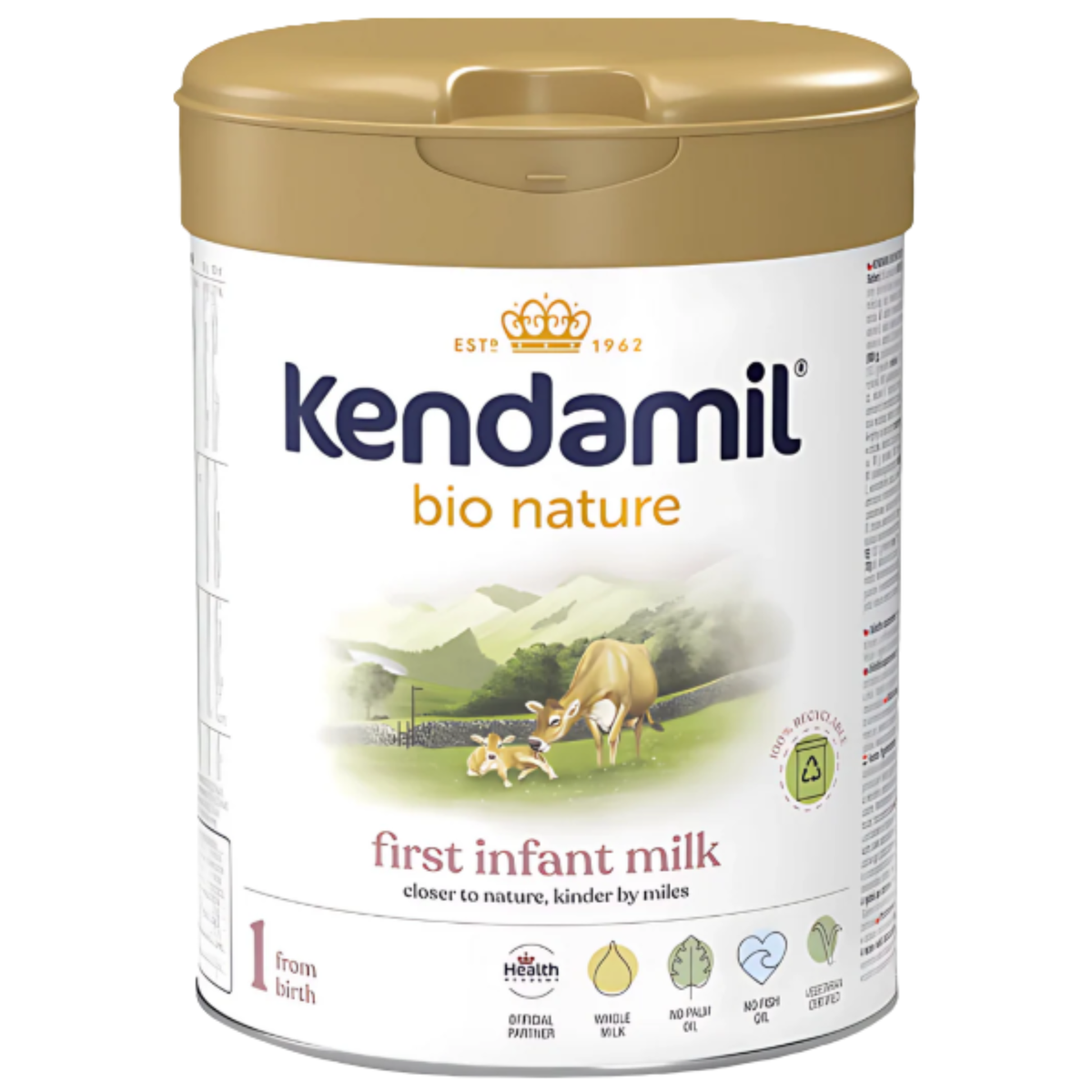 Kendamil BIO Nature Stage 1 Organic Infant Formula 800g