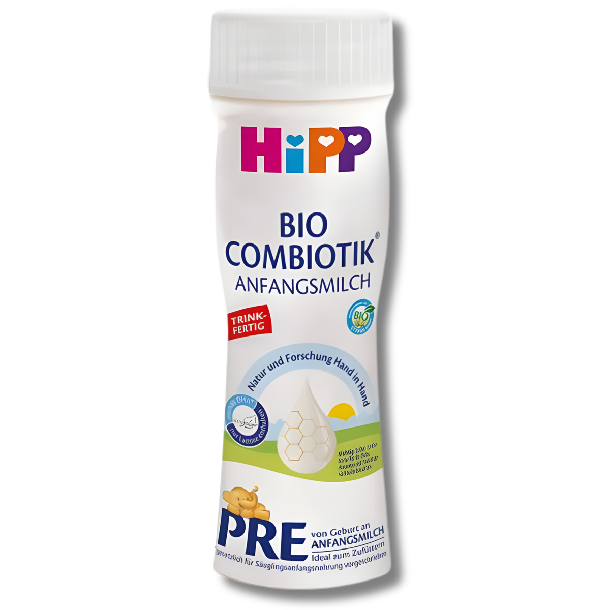 Hipp Bio Combiotik milk powder packaging on a white background