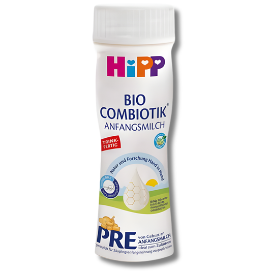 Hipp Bio Combiotik milk powder packaging on a white background
