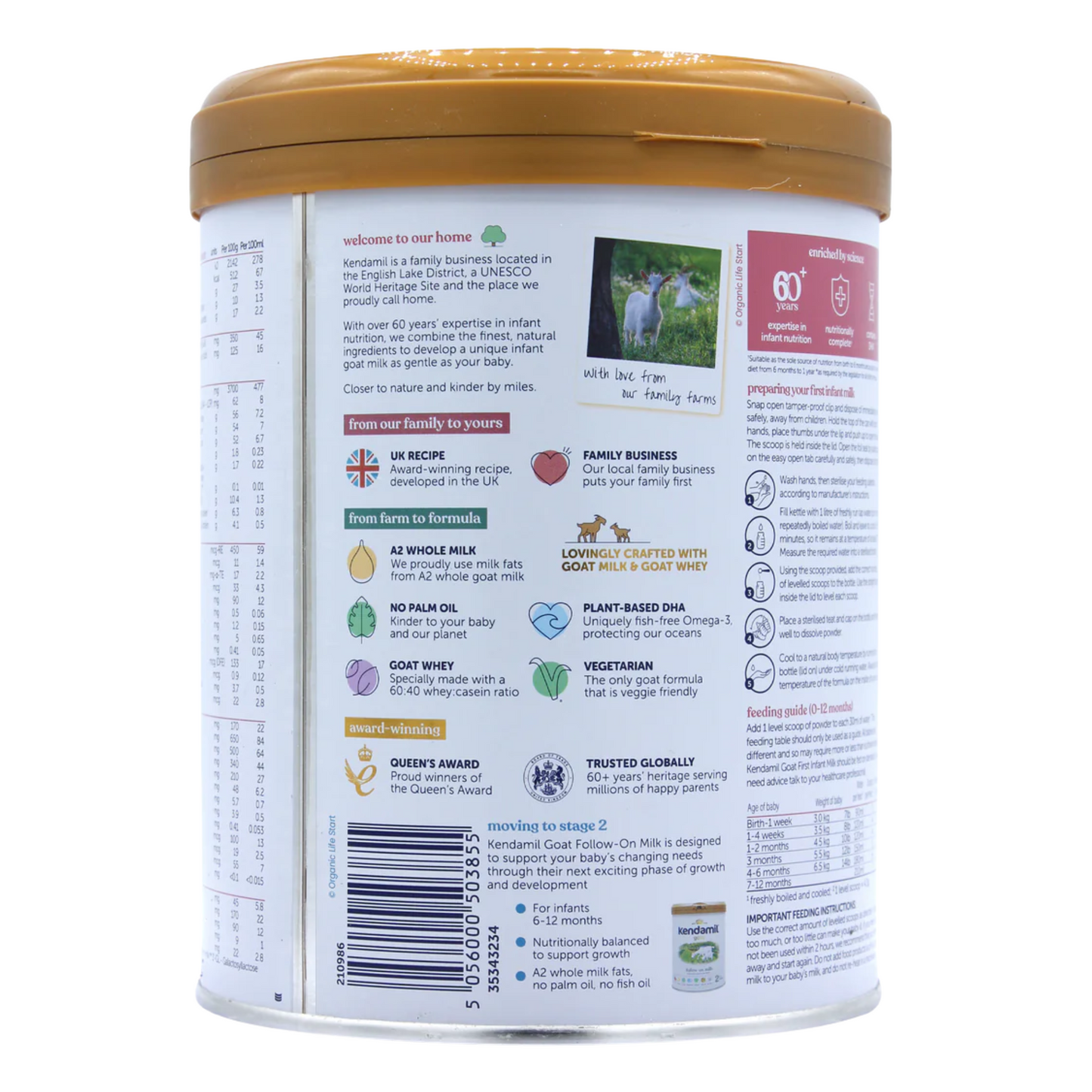 Kendamil Goat Milk Formula (Stage 1)