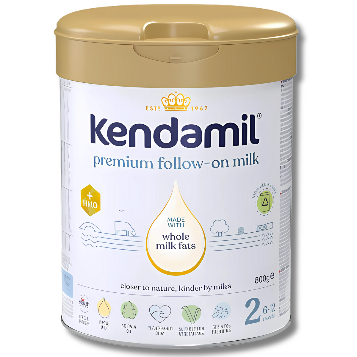Kendamil Premium Stage 2 HMO+ Follow-On Milk 800g