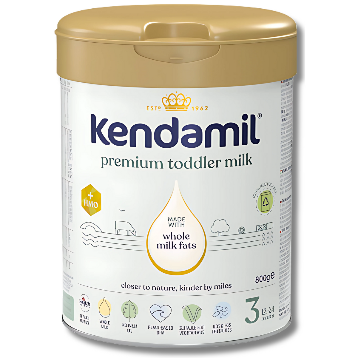 Kendamil Premium Stage 3 HMO+ Toddler Milk 800g
