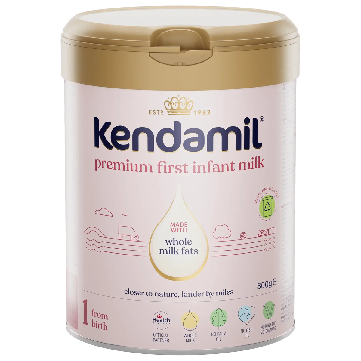 Kendamil Premium Stage 1 Infant Formula 800g