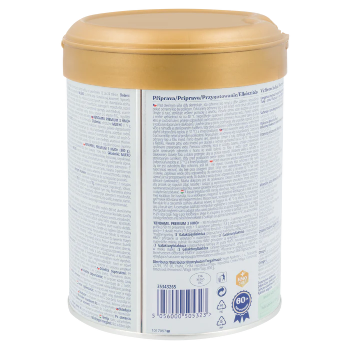Kendamil Premium Stage 3 HMO+ Toddler Milk 800g