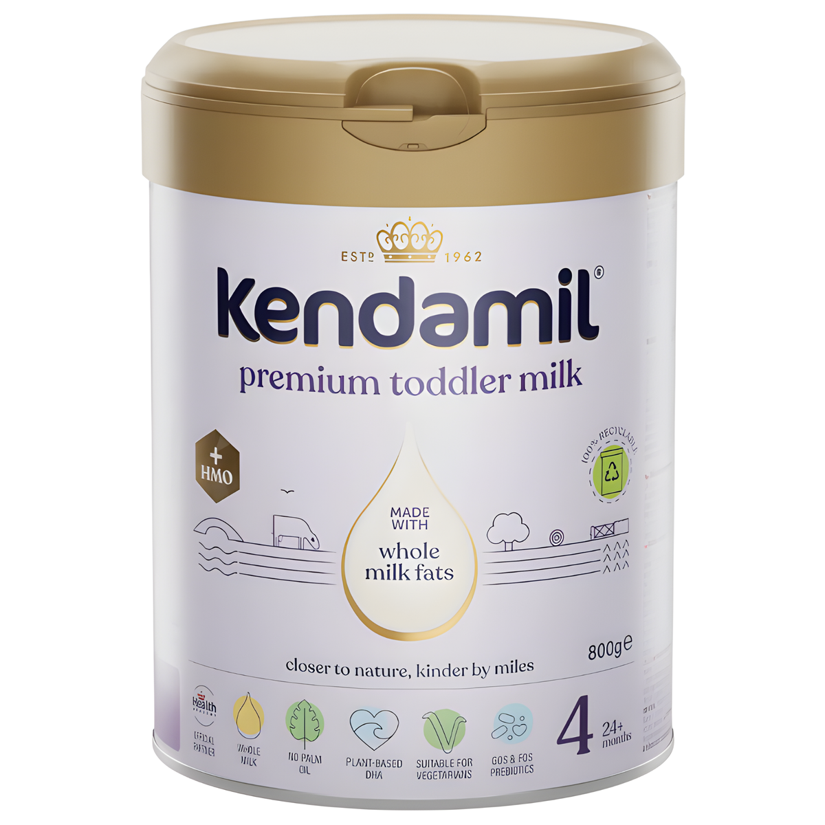 Kendamil Premium Stage 4 HMO+ Toddler Milk 800g